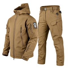 Gergely - Komplettes Ski-Set für Herren in Beige