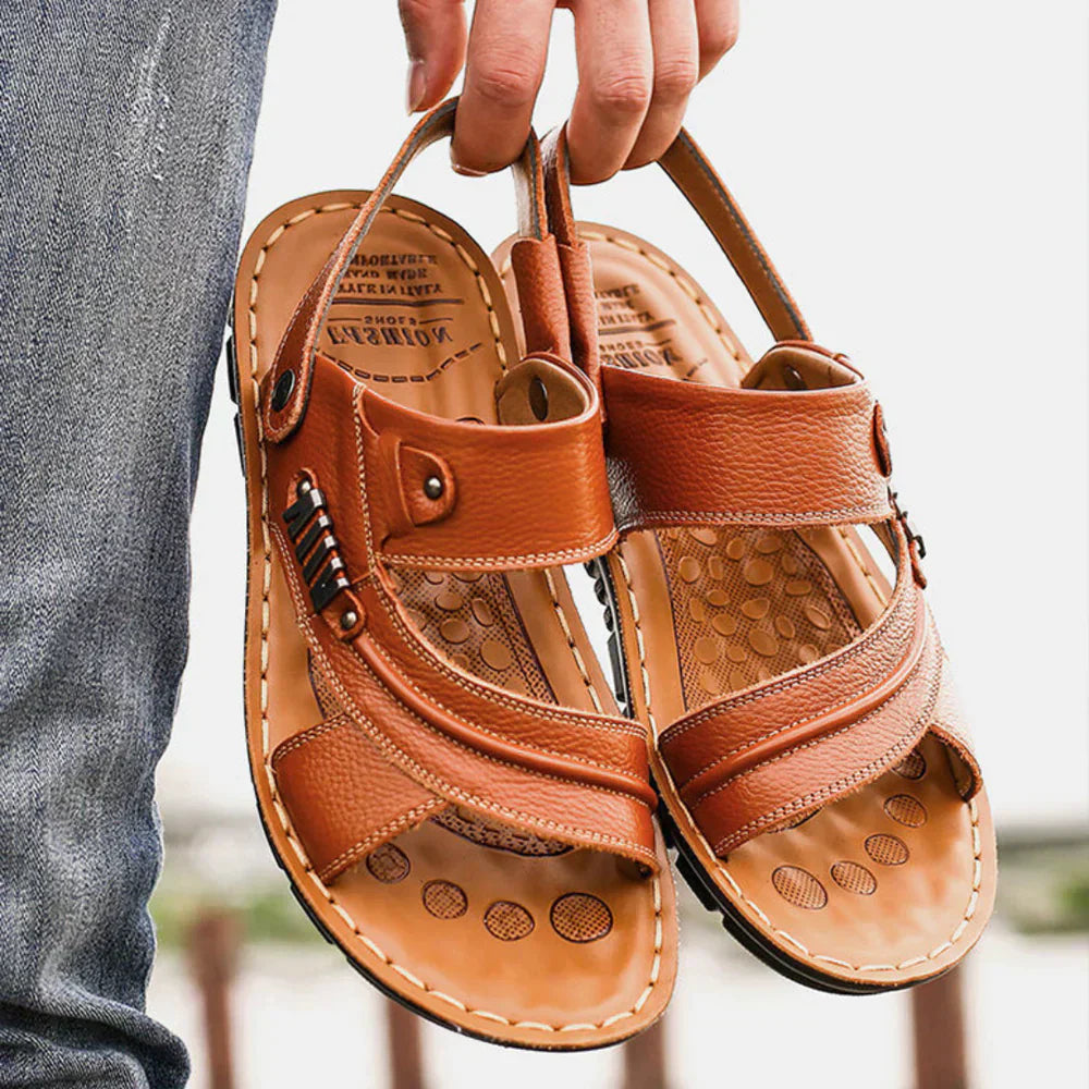 Caiden - orthopädische herrensandalen
