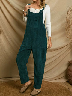 Helena | Casual Overall Jumpsuit Damen elegant in Grün