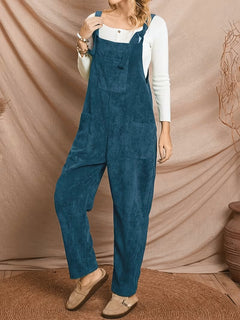 Helena | Casual Overall Jumpsuit Damen elegant in Blau