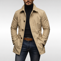 Ute | Damen Eleganter Trenchcoat – Klassischer Trench Coat Damen in Khaki