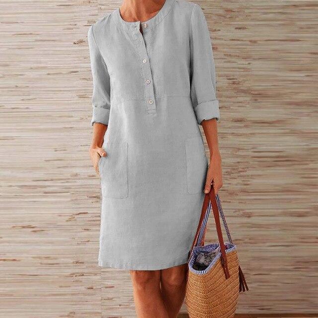 Marie - Luftiges Midi‑Sommerkleid für Damen