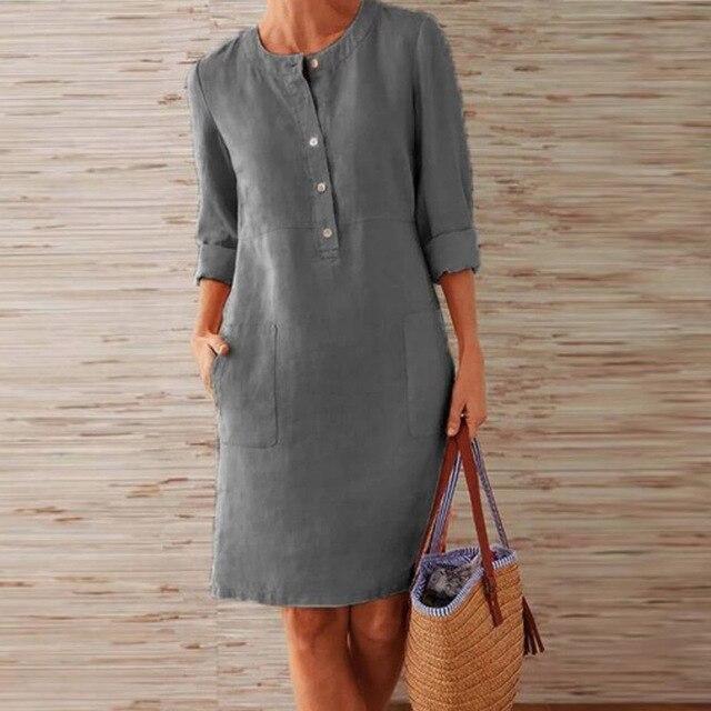 Marie - Luftiges Midi‑Sommerkleid für Damen
