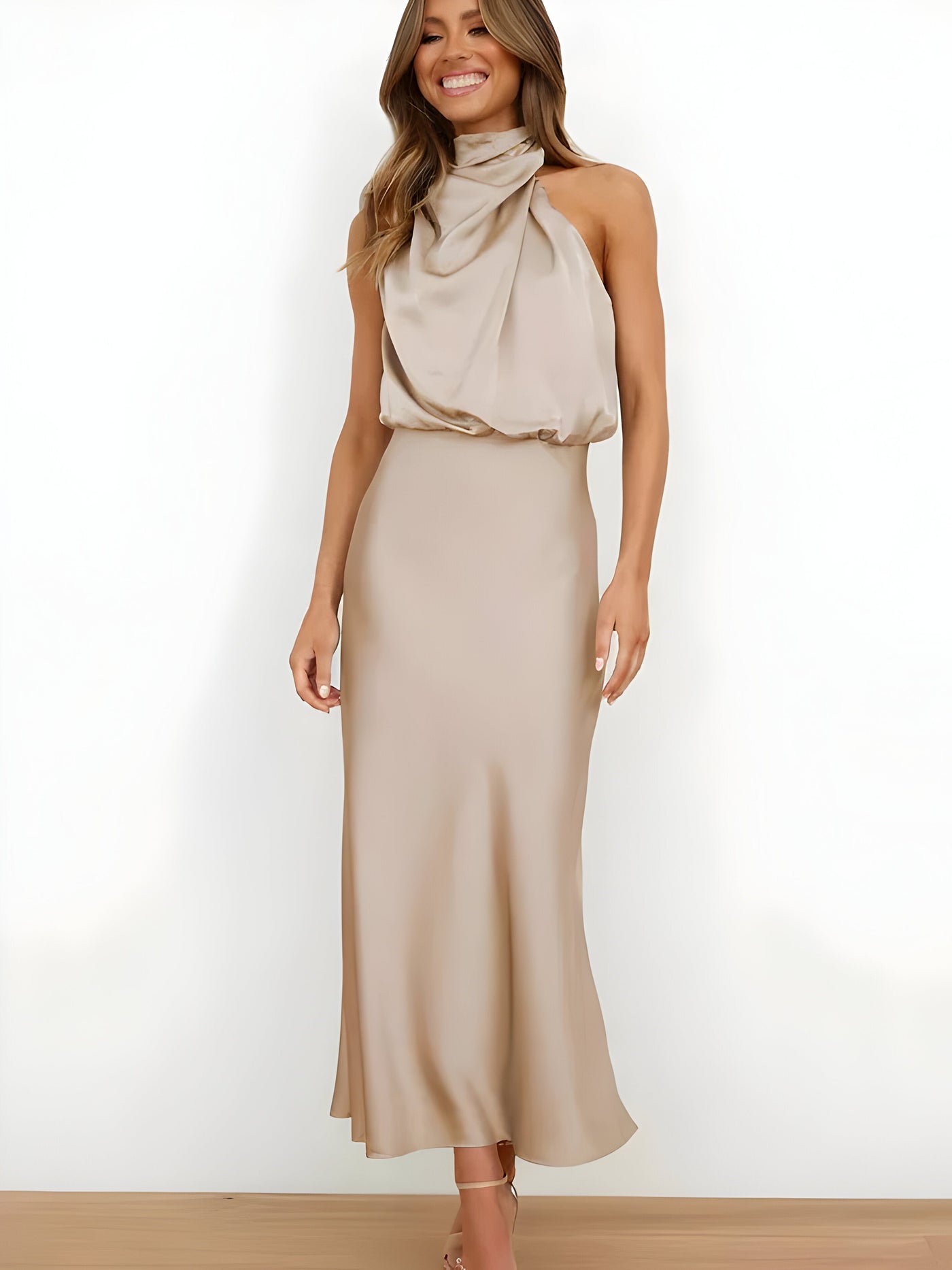 Carris | Elegantes Satinkleid