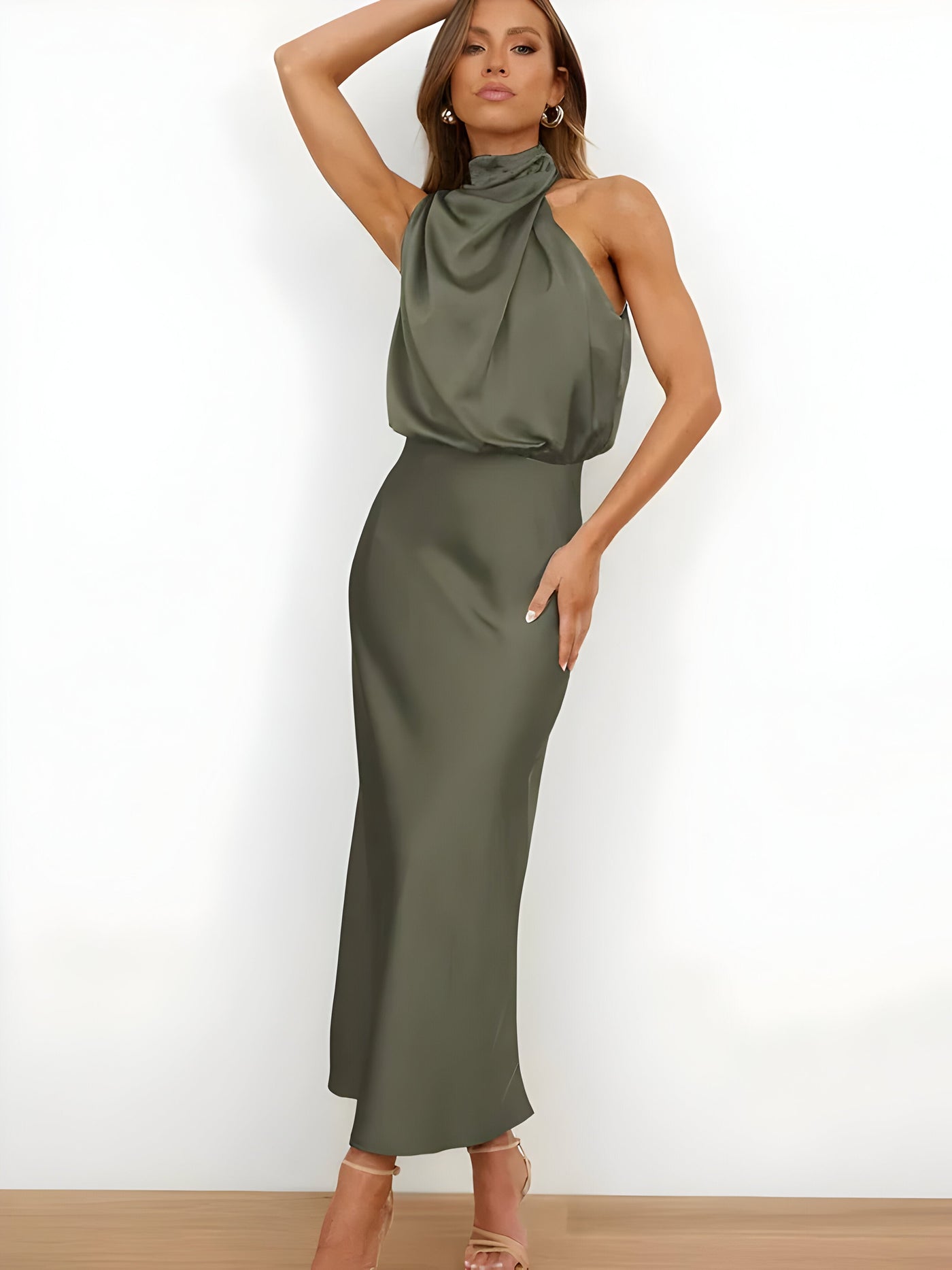 Carris | Elegantes Satinkleid