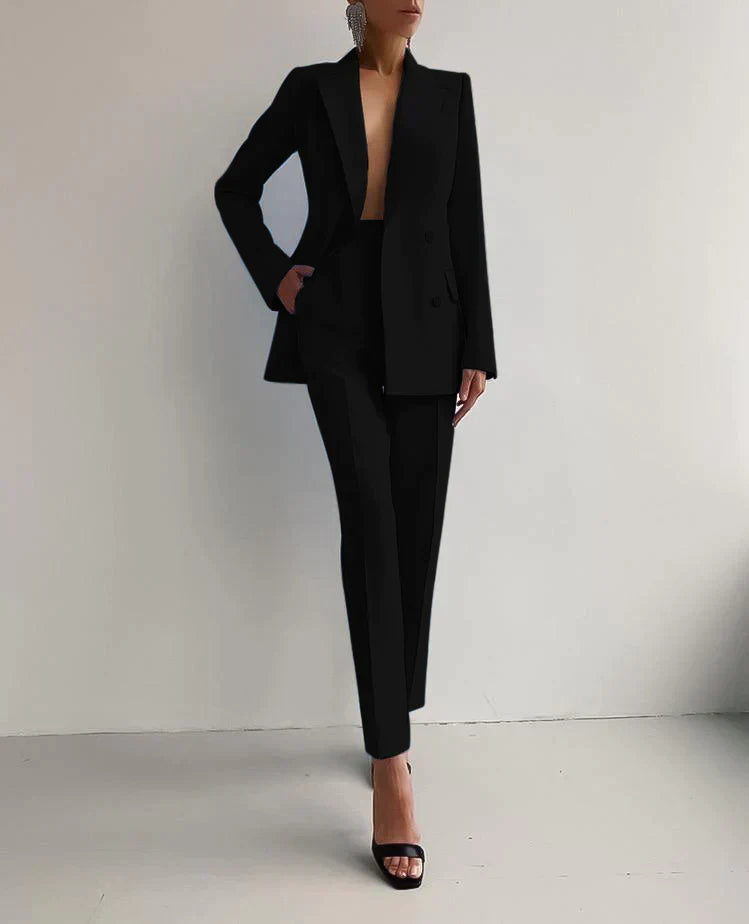 Marva - Damen Blazer‑Hosen‑Set