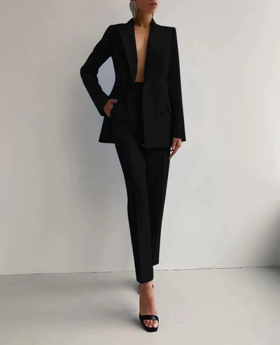Marva - Damen Blazer‑Hosen‑Set