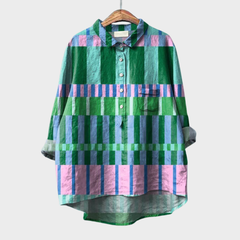 Amber | Elegante Sommerbluse in Green