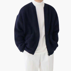 Beau | Trendiger Cardigan in Dunkelblau