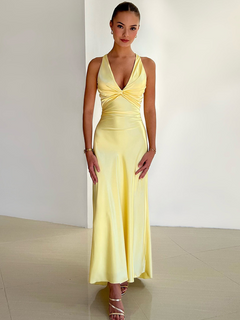 YELLOW DREAM MAXIKLEID in Gelb