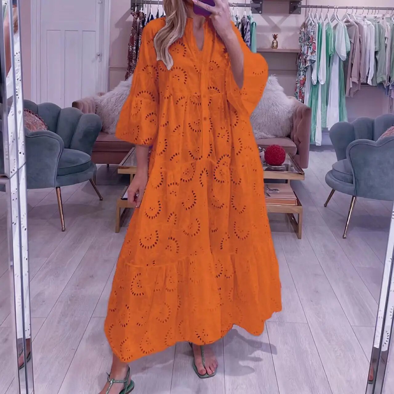 Petra - Damen Sommer Shirt Kleid