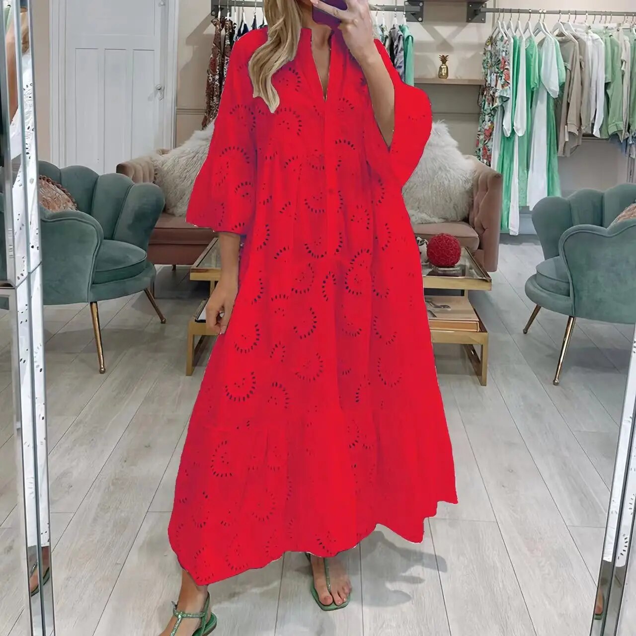 Petra - Damen Sommer Shirt Kleid