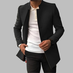 Igor™ - Eleganter Herrenmantel in Schwarz