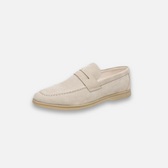 Karl – Wildleder Loafer Herren Klassisch Weich Bequem in Beige