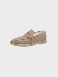 Karl – Wildleder Loafer Herren Klassisch Weich Bequem in Khaki