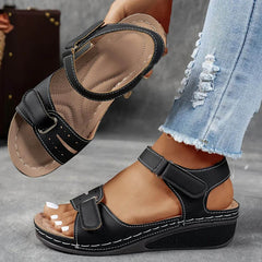 Selina | Zeitlose Sandalen Damen für stilbewusste Frauen in Schwarz