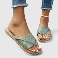 Nora | Stilvolle Sandalen Damen Elegant in Mint Green