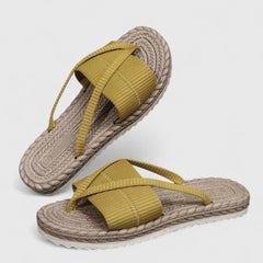 Nora | Stilvolle Sandalen Damen Elegant in Sun Yellow