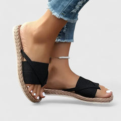 Nora | Stilvolle Sandalen Damen Elegant in Midnight Black