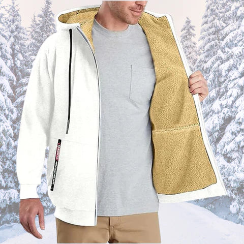 TOMMY - Kapuzenpullover mit Reißverschluss aus Fleece