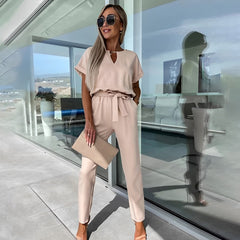 Alejandra - Moderner Frauen-Overall in Khaki