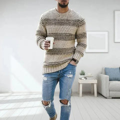 Clinton - Klassischer Herren Strickpullover in Khaki