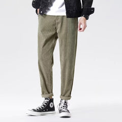 Satoko | Bequeme Cordhose in Khaki