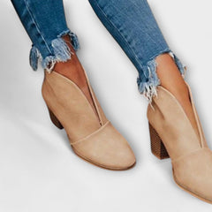 Zoe – Elegante Stiefeletten für jeden Tag in Khaki