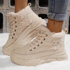 Klara™ – Warme Fleece-Winterschuhe in Khaki