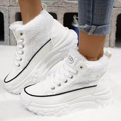 Klara™ – Warme Fleece-Winterschuhe in Weiß