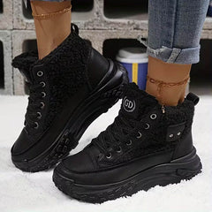 Klara™ – Warme Fleece-Winterschuhe in Schwarz
