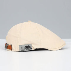Stilvolle Schiebermütze für Herren in Beige