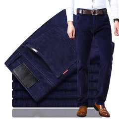 Sebastian | Klassische Cordhose Hosen in Marineblau