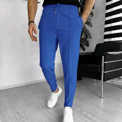Klemens - Jogginghose mit Bund für Herren in Blau