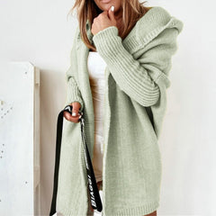 Lara - Bequeme Strickjacke in Hellgrün
