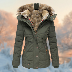 Sally - Damen Winterjacke in Grün