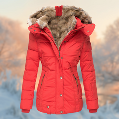 Sally - Damen Winterjacke in Rot
