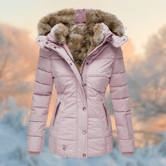 Sally - Damen Winterjacke in Rosa