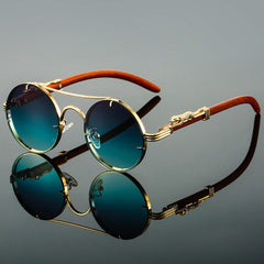 Pia | Auffallende Unisex-Sonnenbrille in Grün