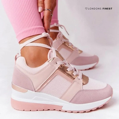 Joanna | Fußgewölbestütze Geformtes Fußbett Schuhe in Rosa