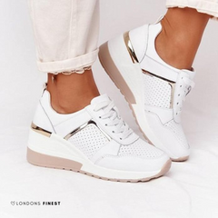 Joanna | Fußgewölbestütze Geformtes Fußbett Schuhe in Weiß