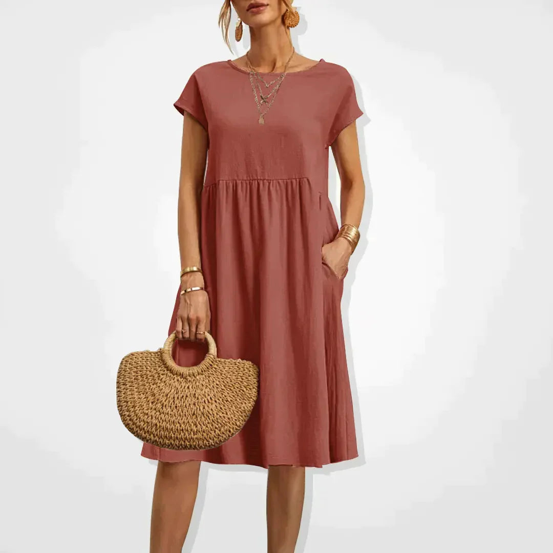 Anabella - Bequemes Sommerkleid mit Taschen
