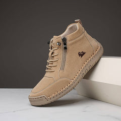 Leni™ - Ergonomische Ledersneaker in Beige