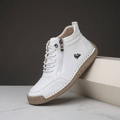 Leni™ - Ergonomische Ledersneaker in Weiß