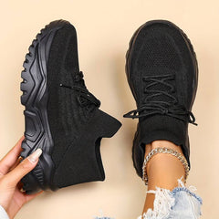 Leona | Orthopädische atmungsaktive Komfortschuhe für Damen in Schwarz