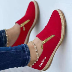 Libby- Komfort-Slip-On-Sneaker für Damen in Rot