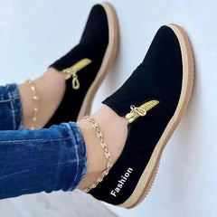 Libby- Komfort-Slip-On-Sneaker für Damen in Schwarz