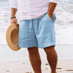 Svala leichte Sommerwebshorts für Herren in Hellblau