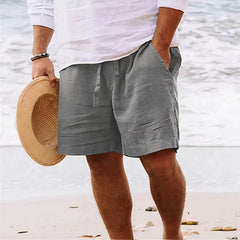 Martin - Bequeme Herren-Shorts mit lockerer Passform in Grau