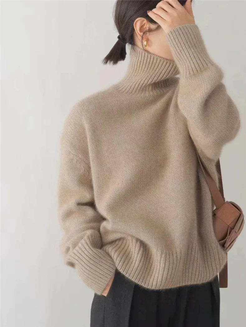 Dionella - Strickpullover - Rollkragen